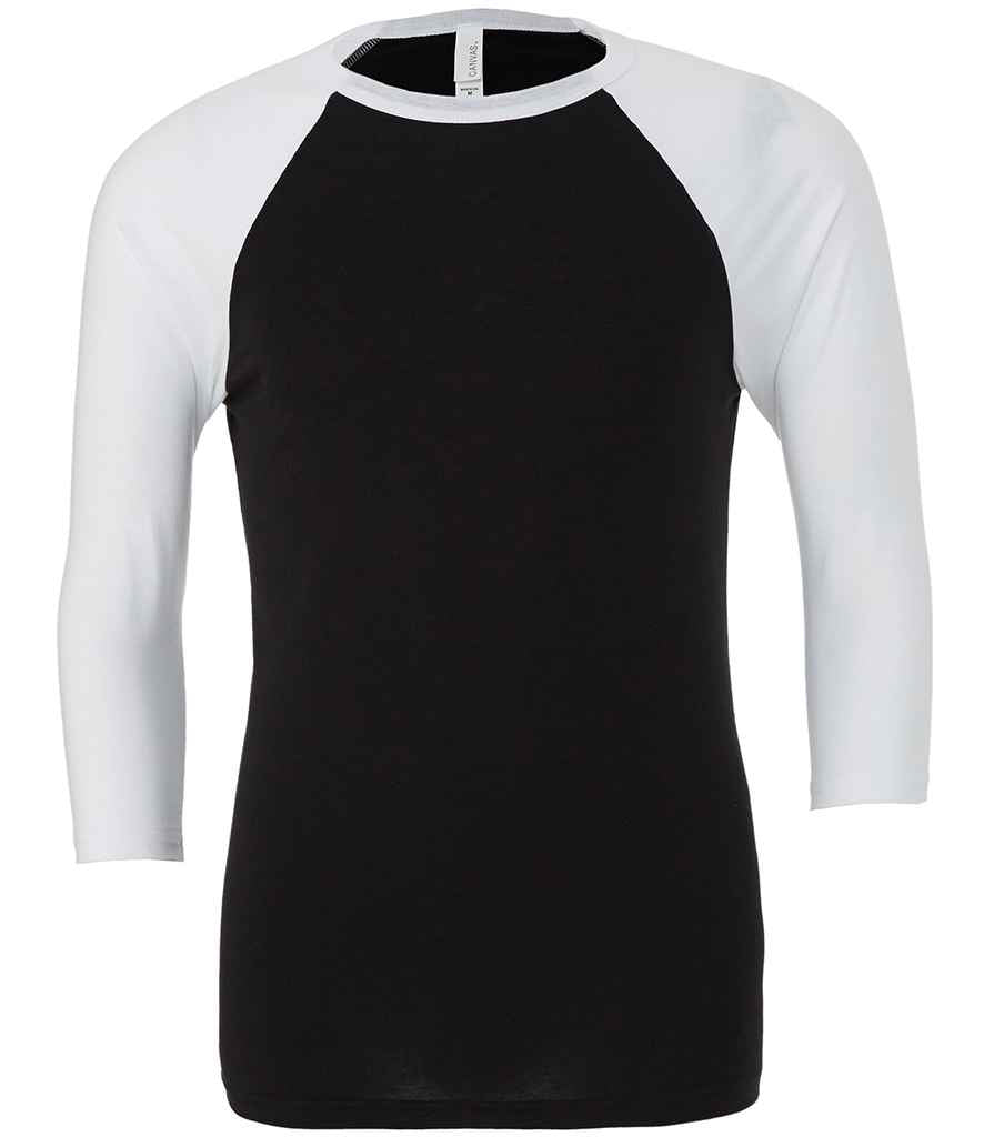 Canvas Unisex 34 Sleeve Baseball TShirt