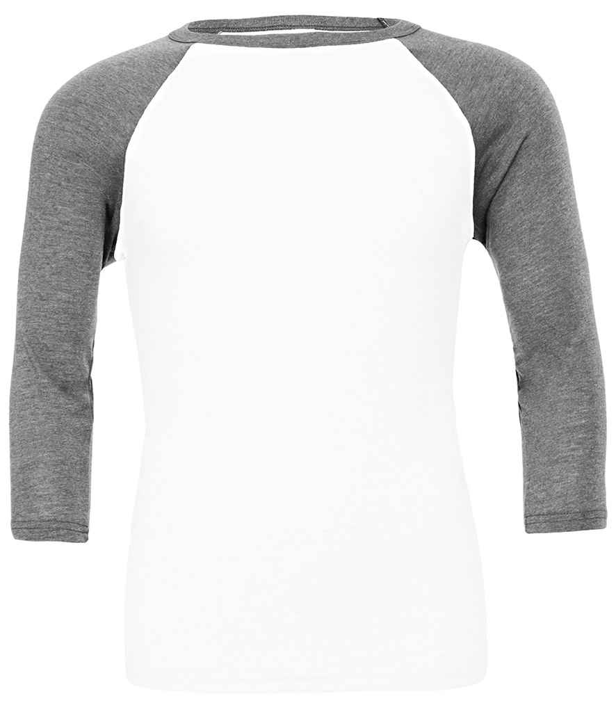 Canvas Unisex 34 Sleeve Baseball TShirt