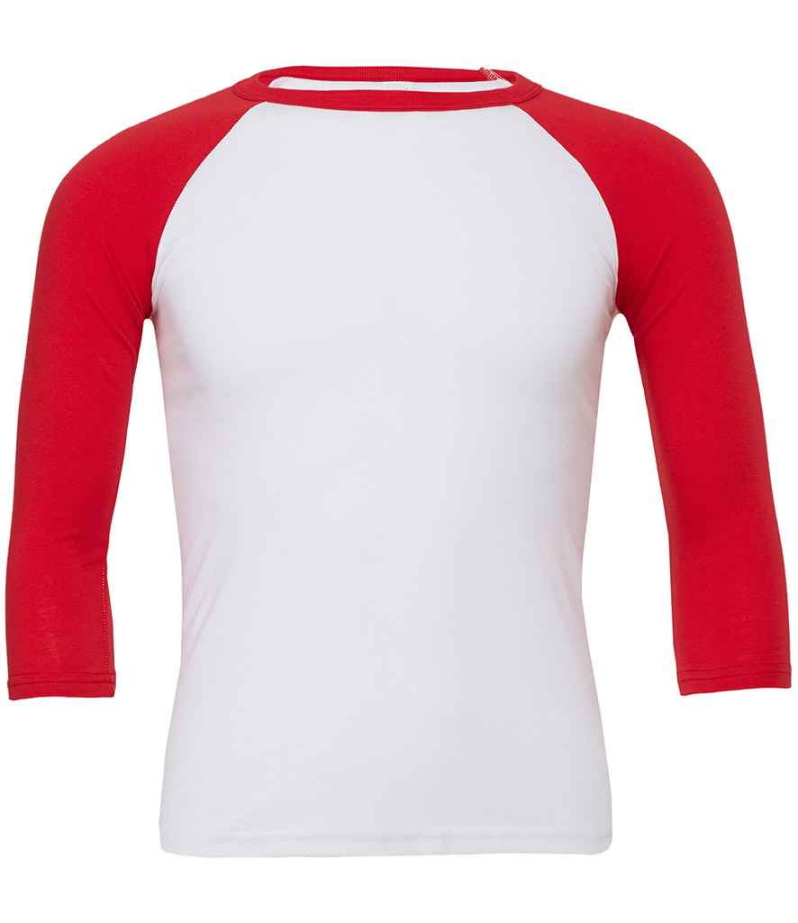 Canvas Unisex 34 Sleeve Baseball TShirt