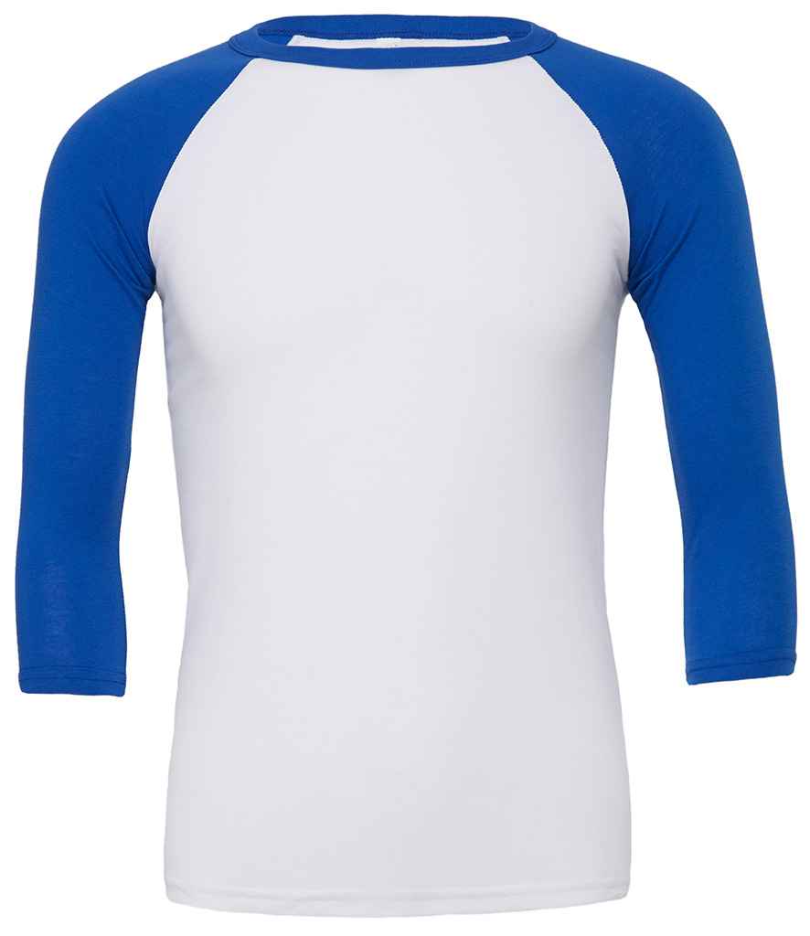 Canvas Unisex 34 Sleeve Baseball TShirt