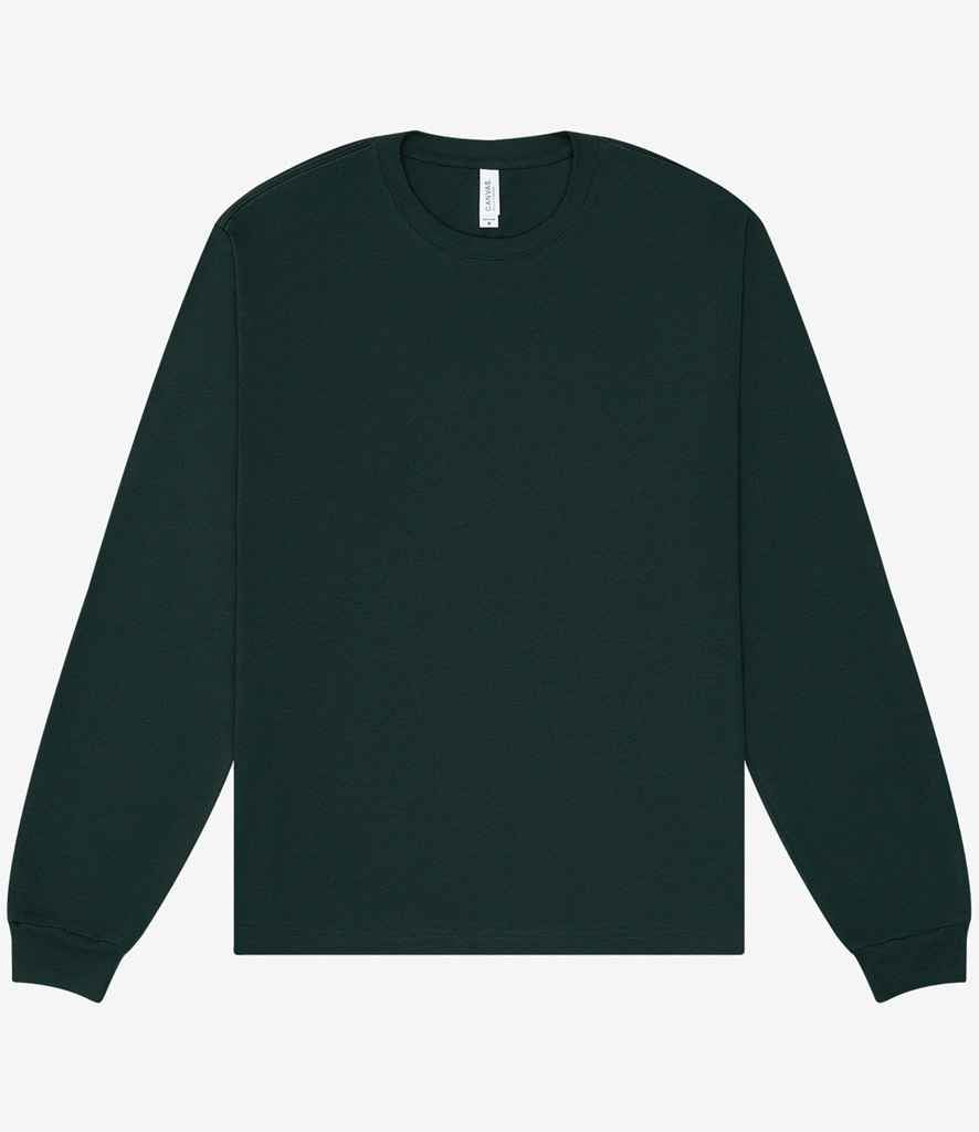 Canvas Unisex Heavyweight Long Sleeve Boxy TShirt