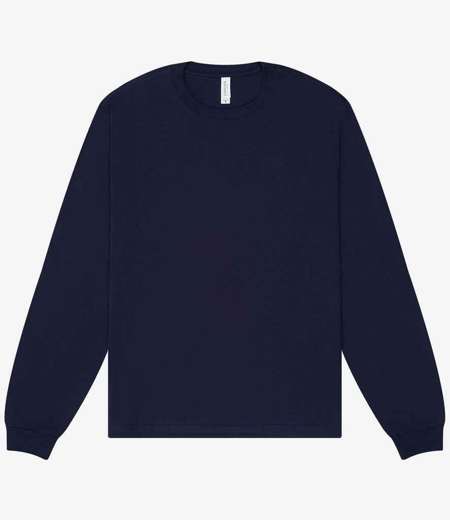 Canvas Unisex Heavyweight Long Sleeve Boxy TShirt