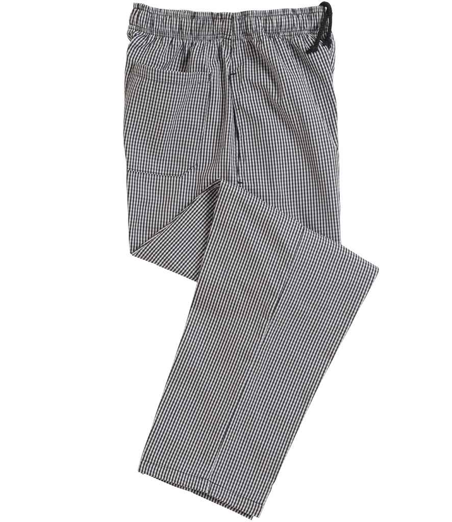 Dennys Unisex Elasticated Chefs Trousers