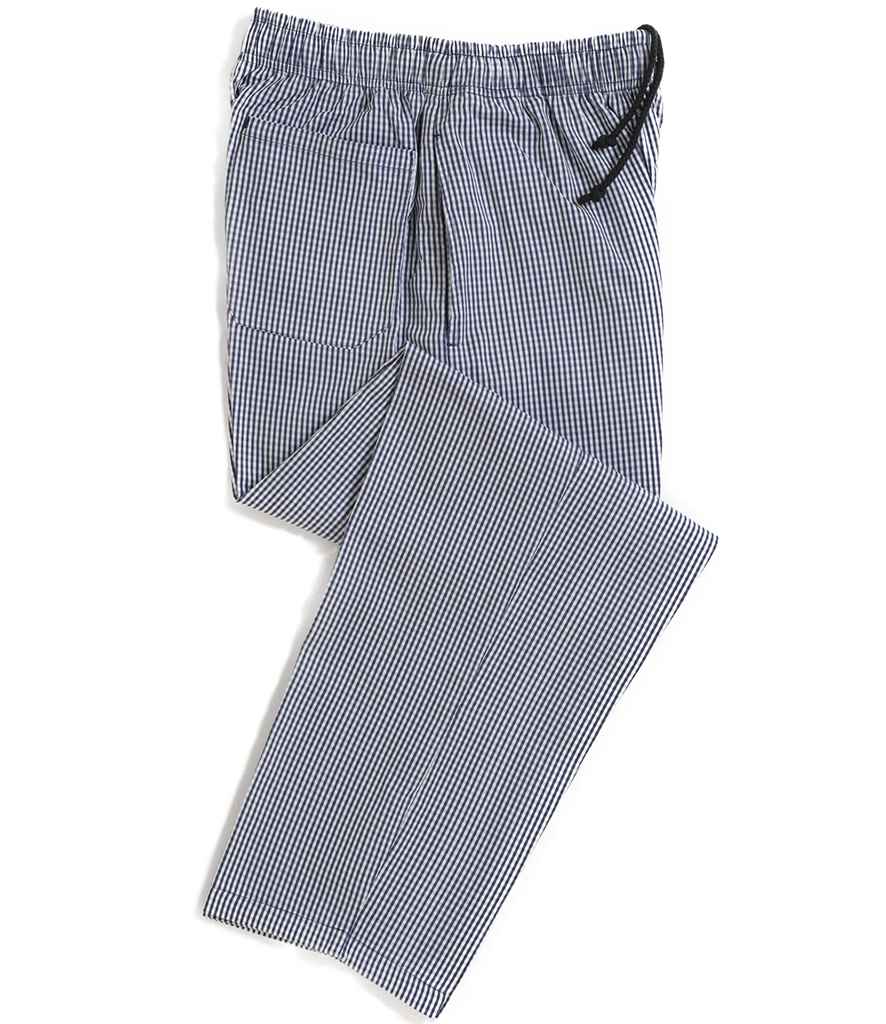 Dennys Unisex Elasticated Chefs Trousers