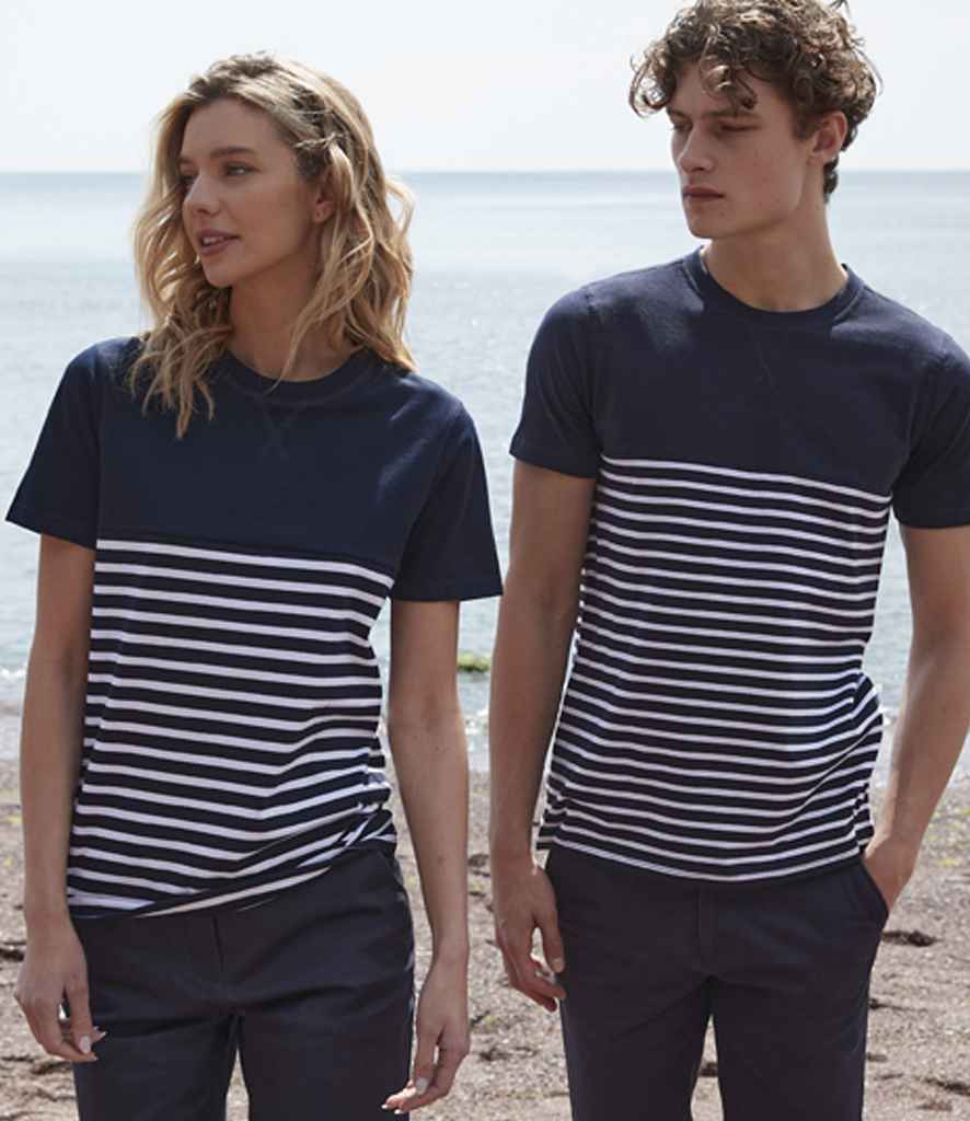 Front Row Unisex Breton Striped TShirt