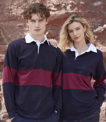 Front Row Panelled Rugby Shirt