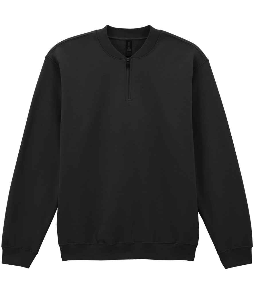 Gildan SoftStyle Midweight Fleece 14 Zip Sweatshirt