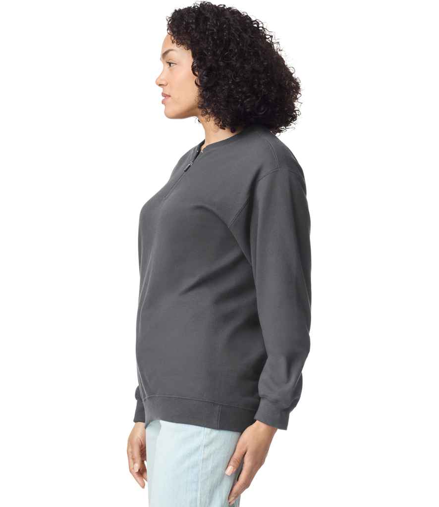 Gildan SoftStyle Midweight Fleece 14 Zip Sweatshirt