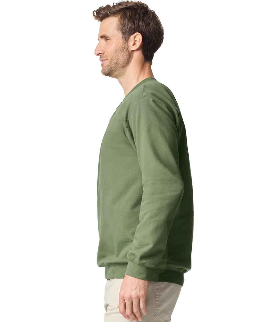 Gildan SoftStyle Midweight Fleece 14 Zip Sweatshirt