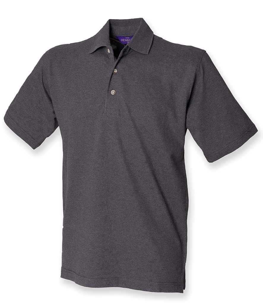 Henbury Classic Heavy Cotton Piqu Polo Shirt
