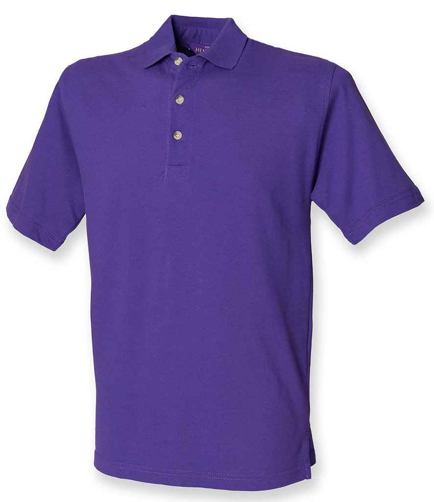 Henbury Classic Heavy Cotton Piqu Polo Shirt