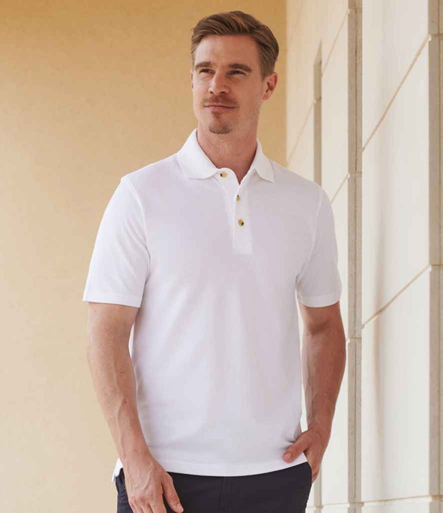 Henbury Classic Heavy Cotton Piqu Polo Shirt