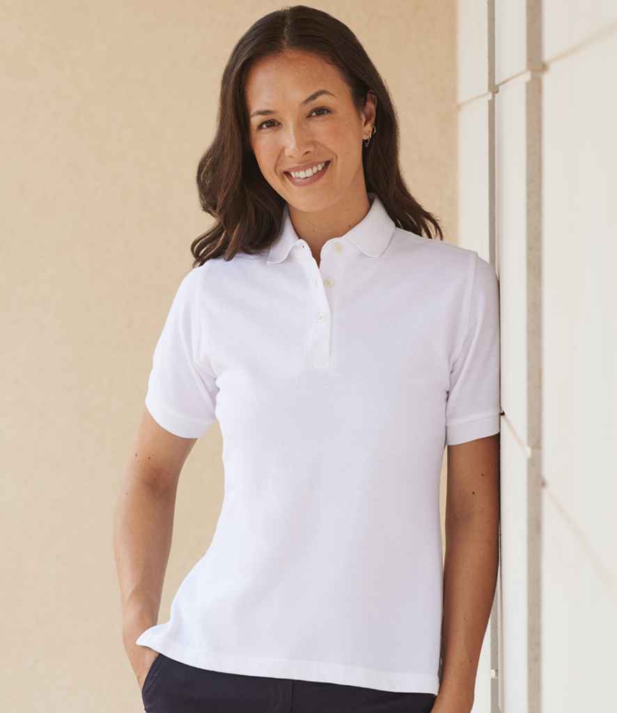 Henbury Ladies Classic Cotton Piqu Polo Shirt