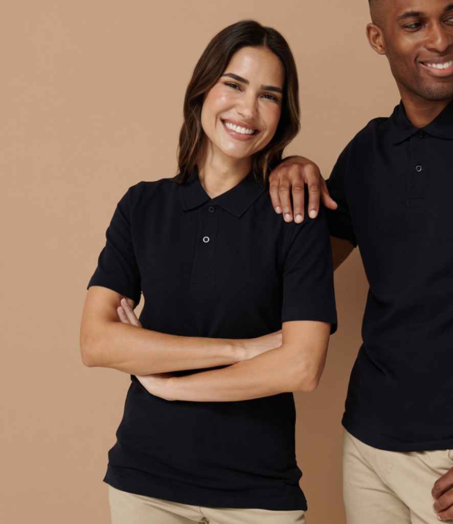 Henbury Unisex Stretch Cotton Piqu Polo Shirt