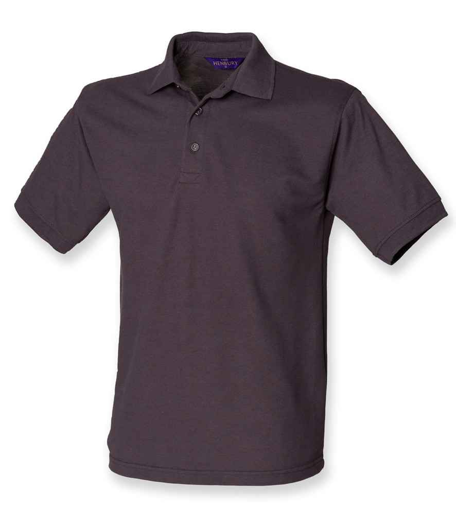 Henbury Heavy PolyCotton Piqu Polo Shirt