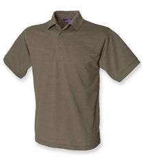 Henbury Heavy PolyCotton Piqu Polo Shirt