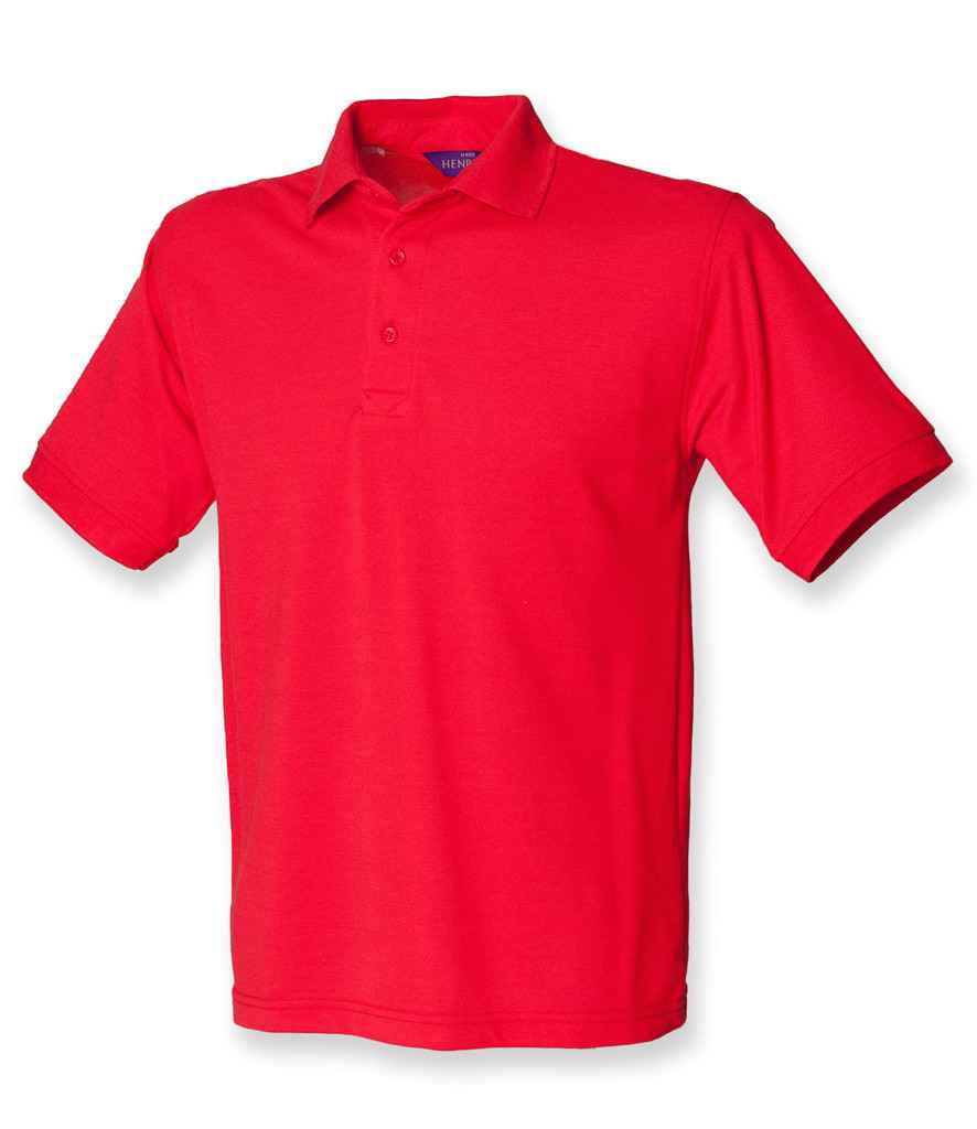 Henbury Heavy PolyCotton Piqu Polo Shirt