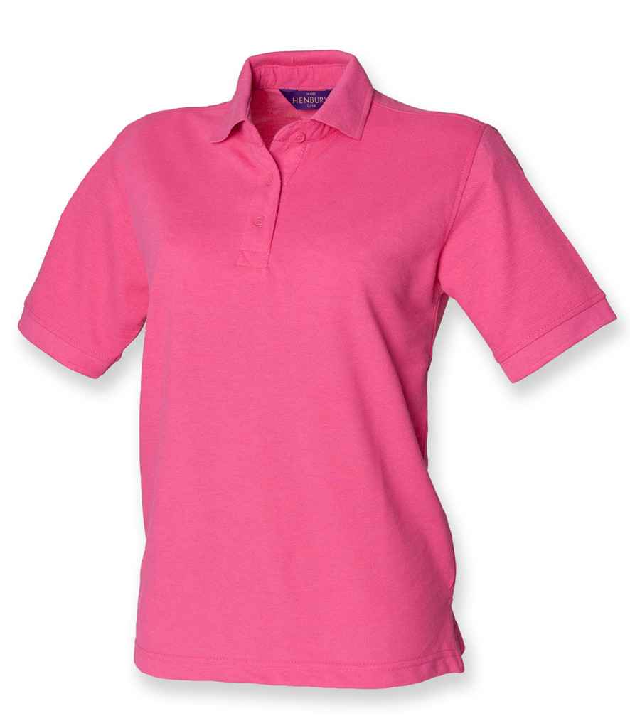 Henbury Ladies PolyCotton Piqu Polo Shirt