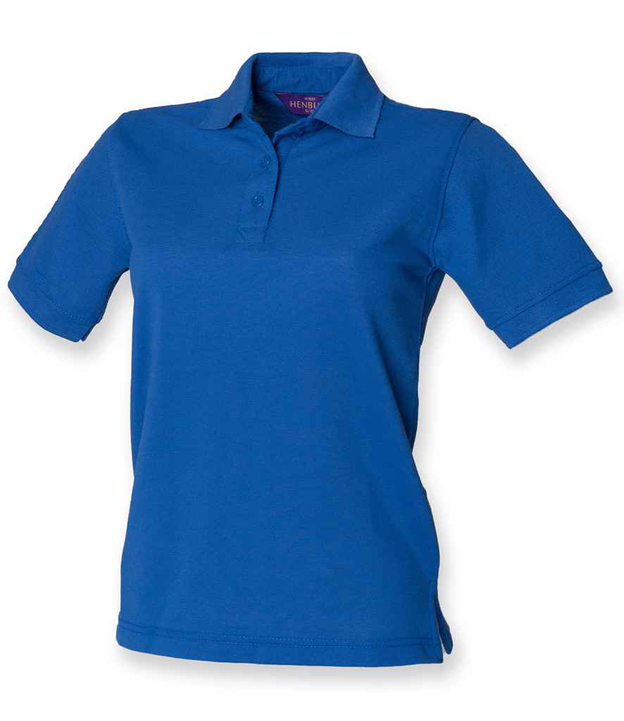 Henbury Ladies PolyCotton Piqu Polo Shirt