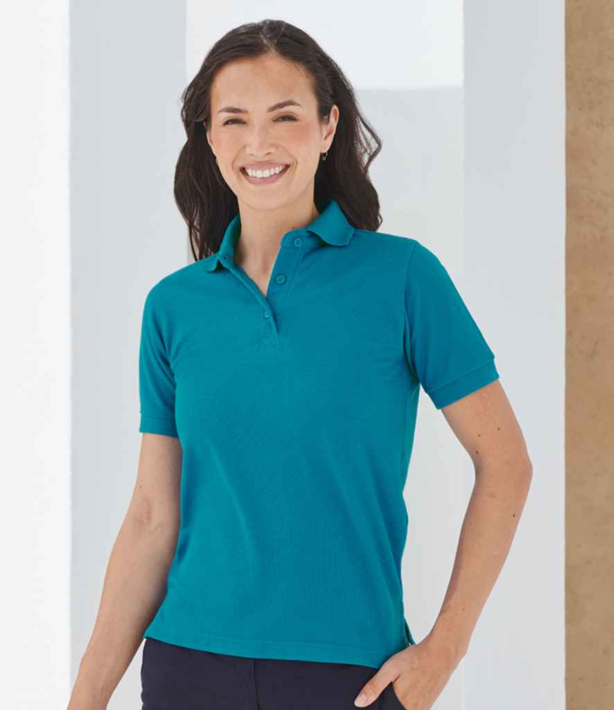 Henbury Ladies PolyCotton Piqu Polo Shirt