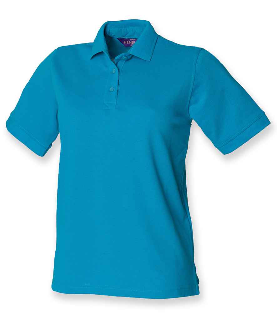 Henbury Ladies PolyCotton Piqu Polo Shirt