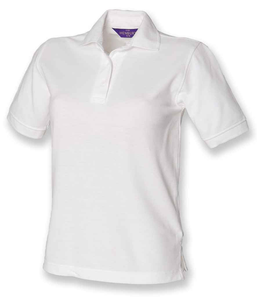 Henbury Ladies PolyCotton Piqu Polo Shirt