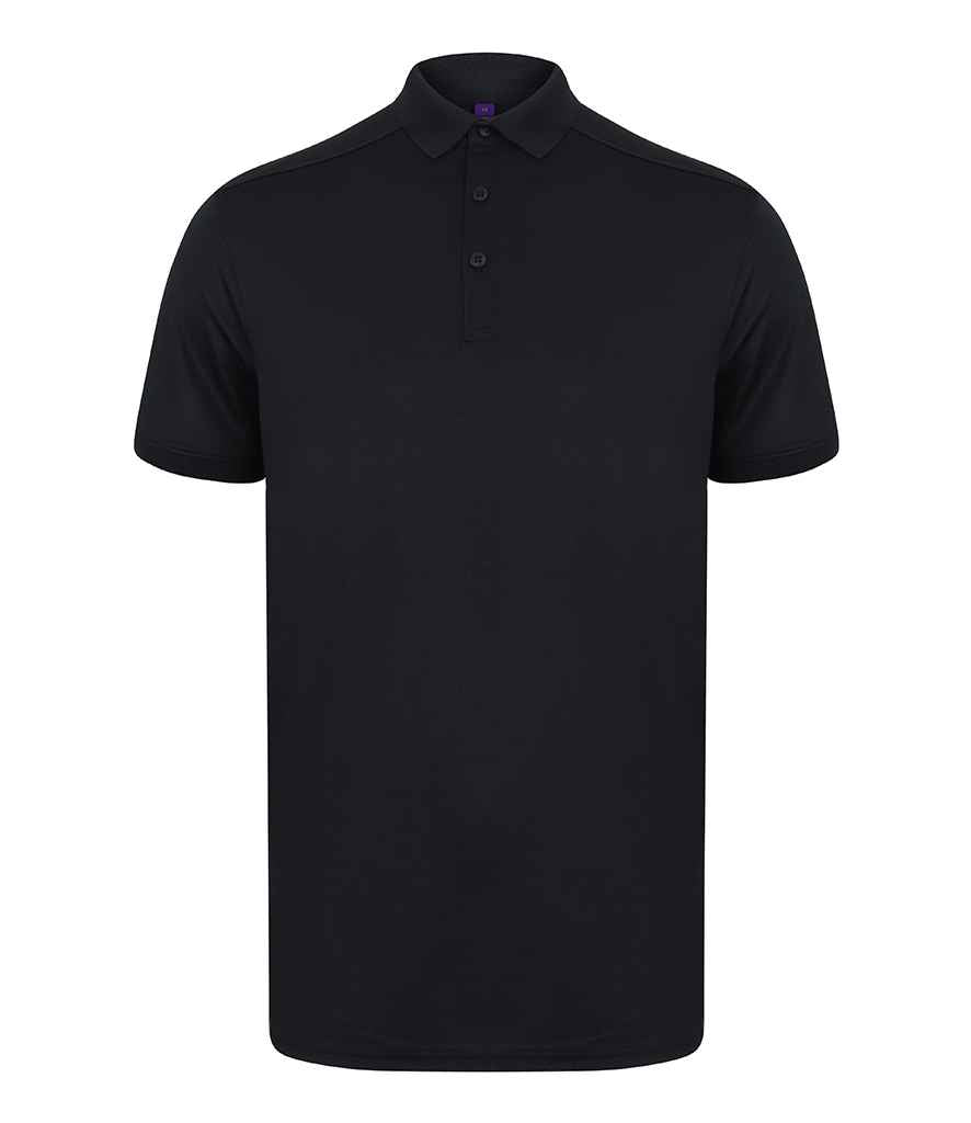 Henbury Slim Fit Stretch Microfine Piqu Polo Shirt