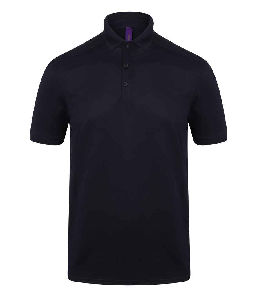 Henbury Slim Fit Stretch Microfine Piqu Polo Shirt