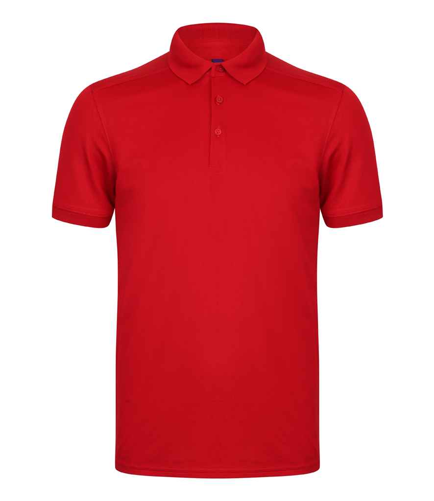 Henbury Slim Fit Stretch Microfine Piqu Polo Shirt