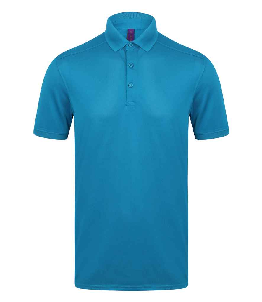 Henbury Slim Fit Stretch Microfine Piqu Polo Shirt