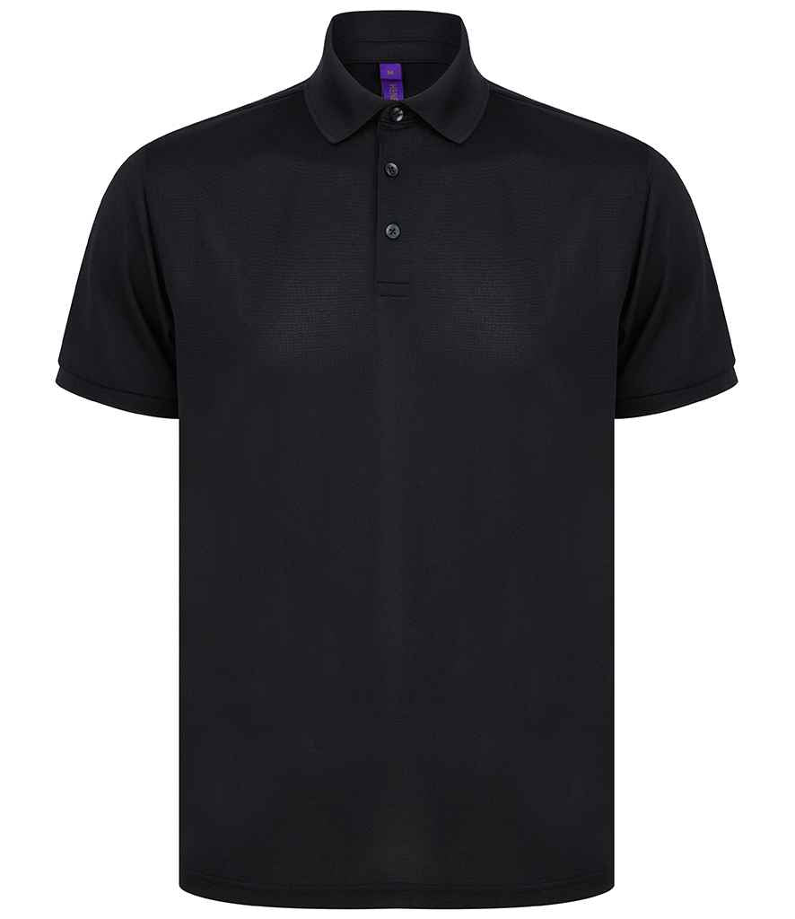 Henbury Recycled Polyester Piqu Polo Shirt
