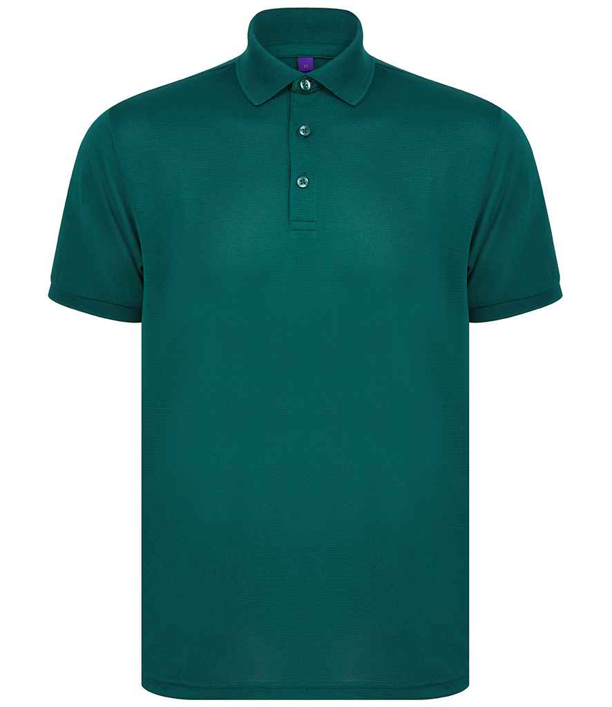 Henbury Recycled Polyester Piqu Polo Shirt