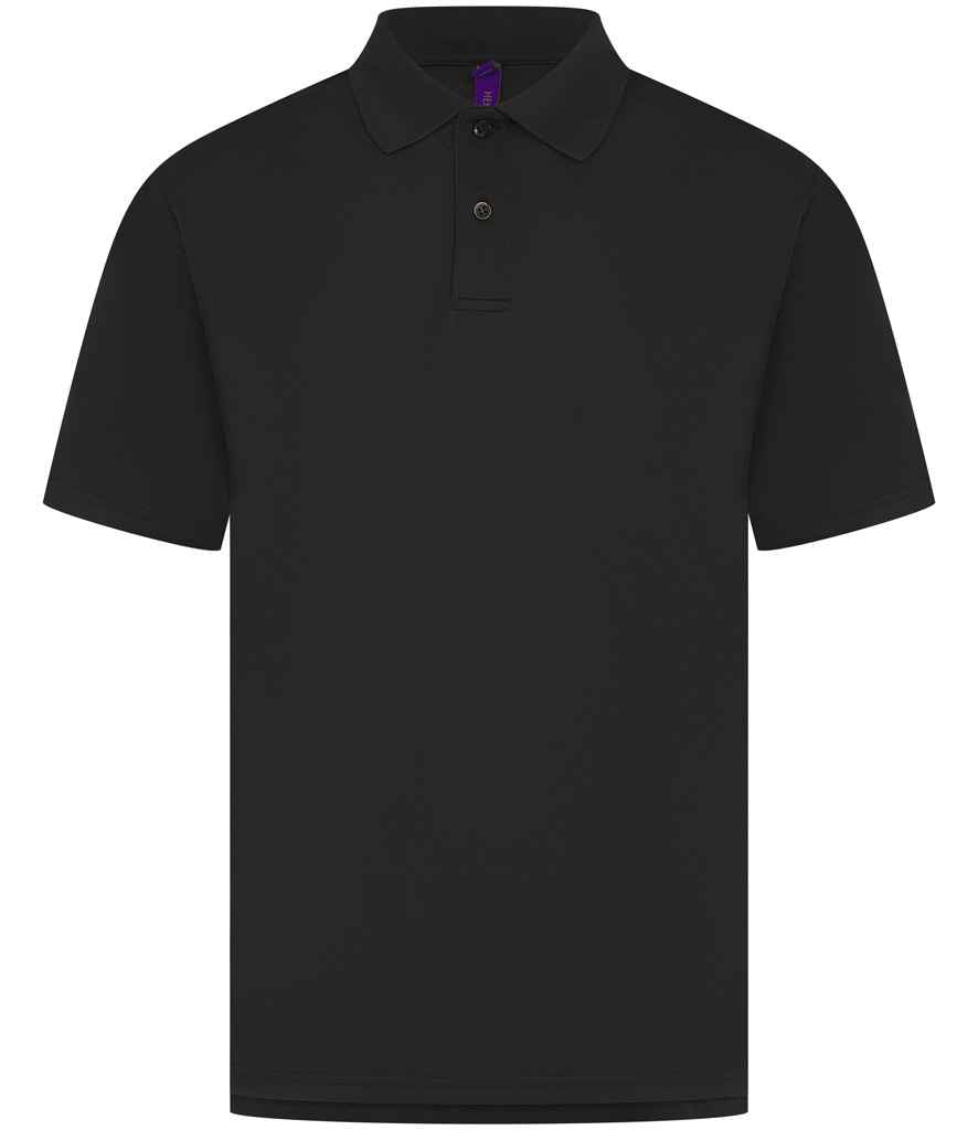 Henbury Coolplus Wicking Piqu Polo Shirt