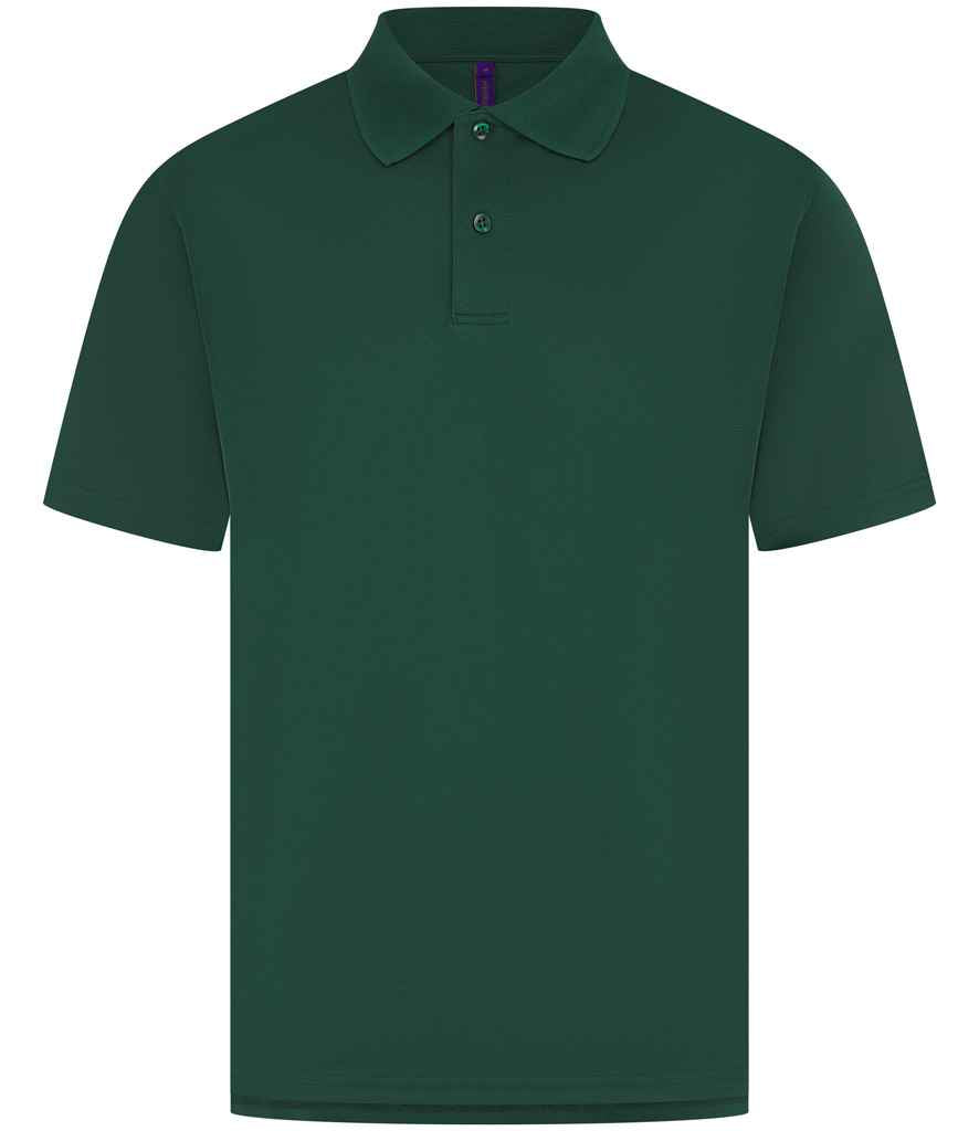 Henbury Coolplus Wicking Piqu Polo Shirt