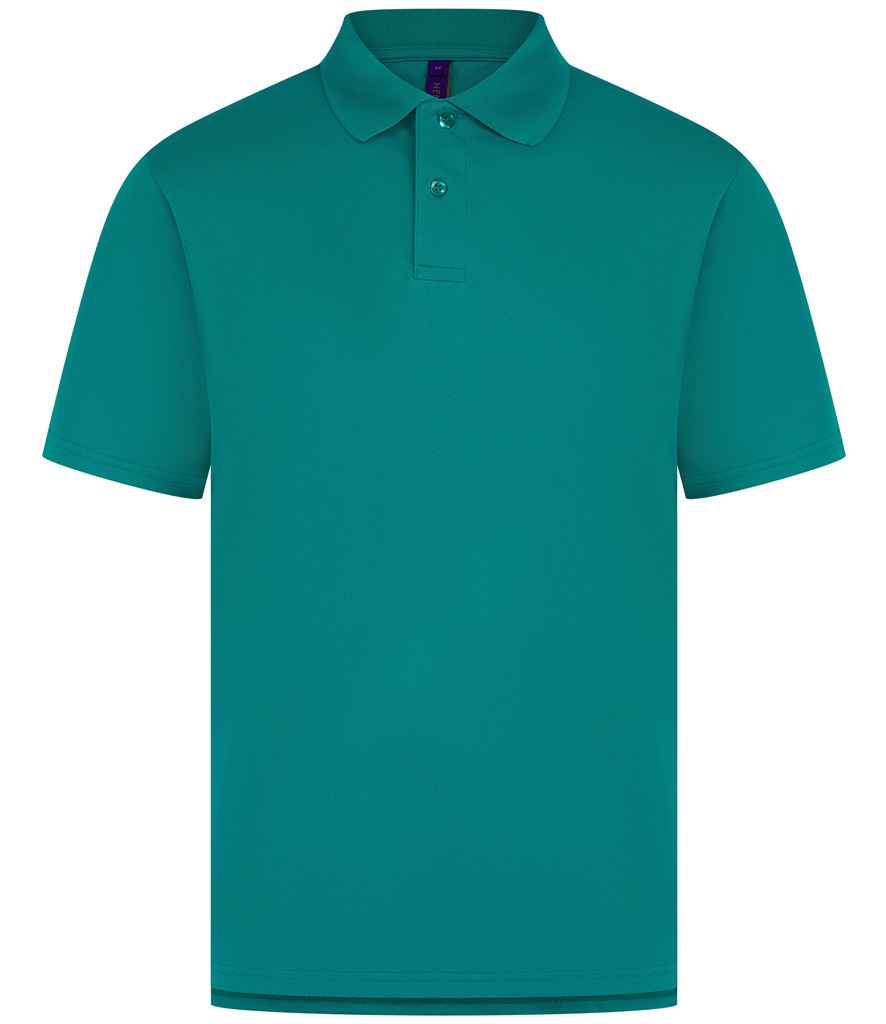 Henbury Coolplus Wicking Piqu Polo Shirt