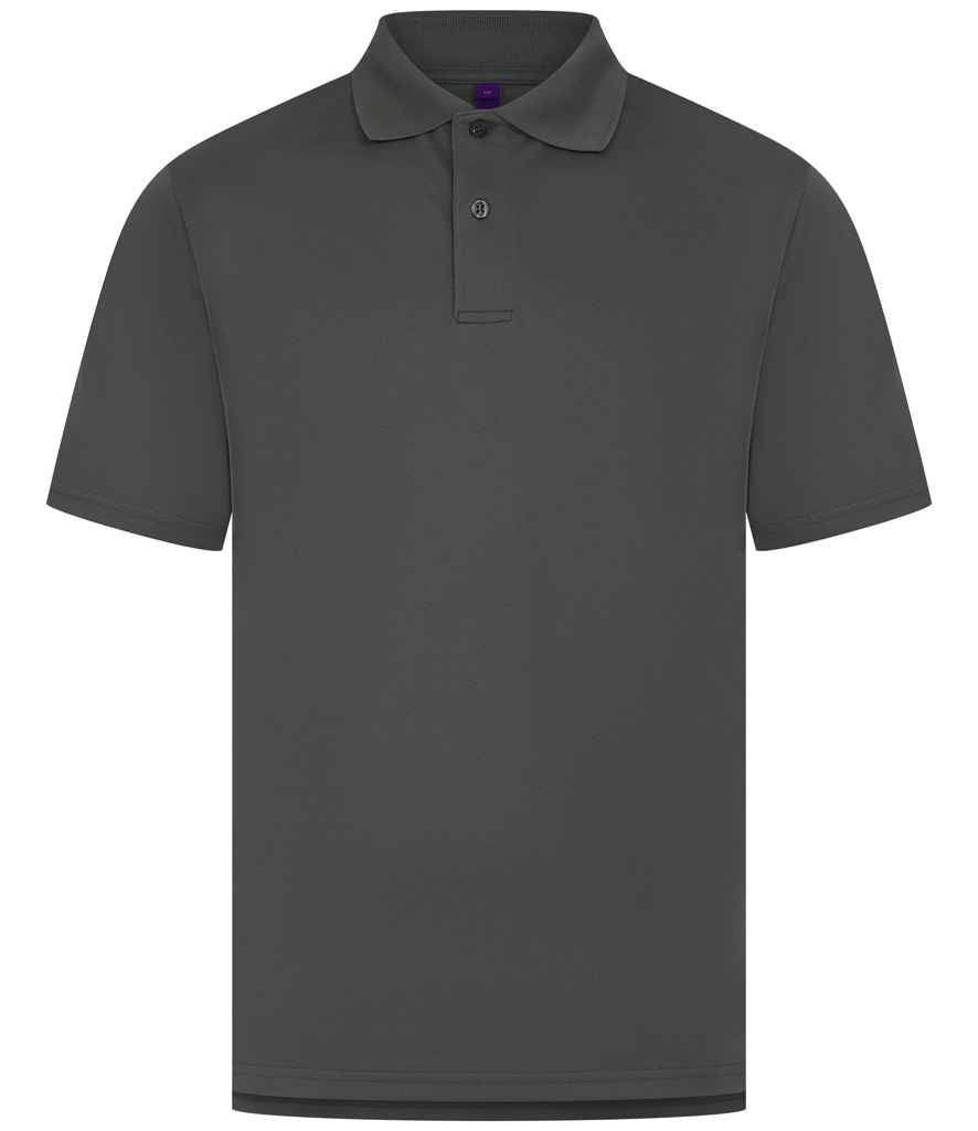 Henbury Coolplus Wicking Piqu Polo Shirt