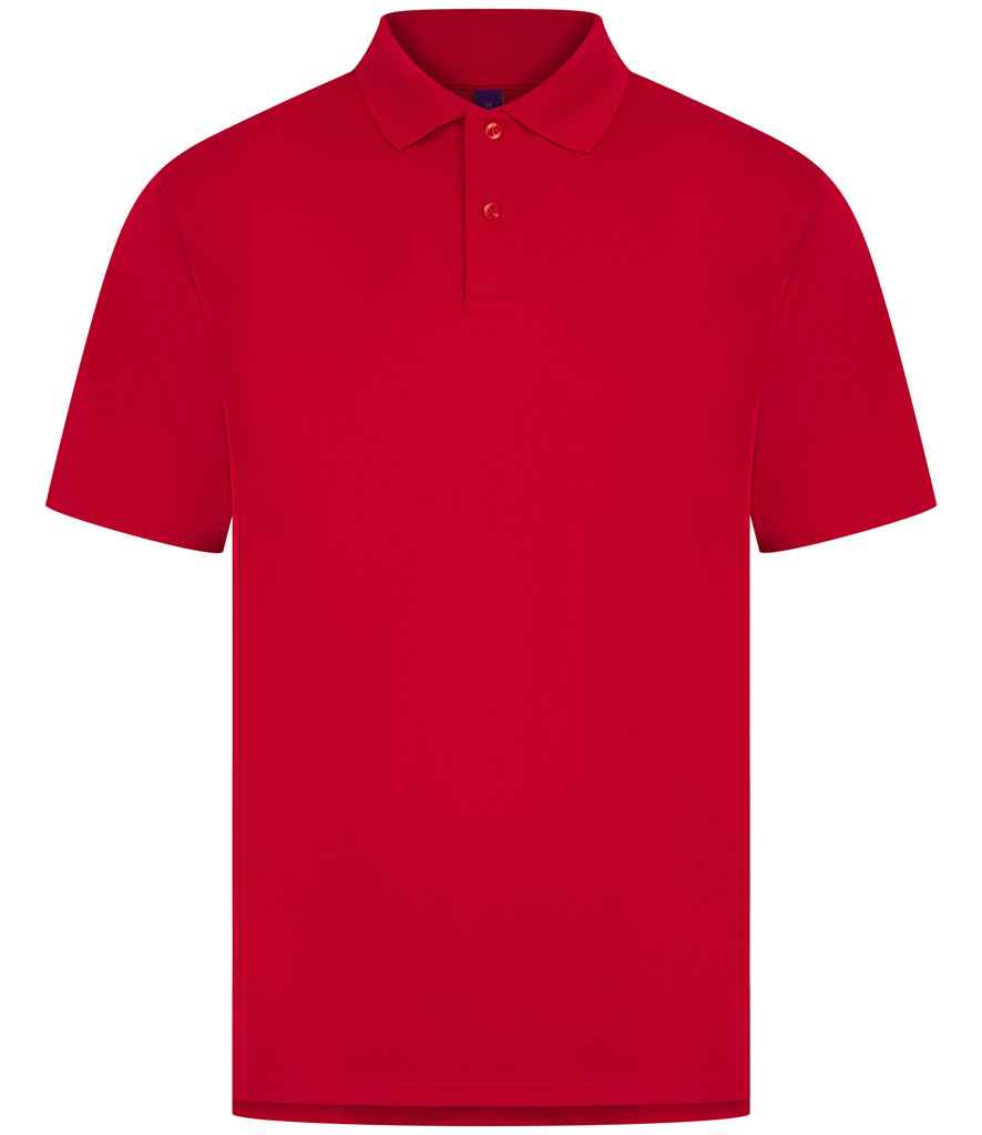 Henbury Coolplus Wicking Piqu Polo Shirt