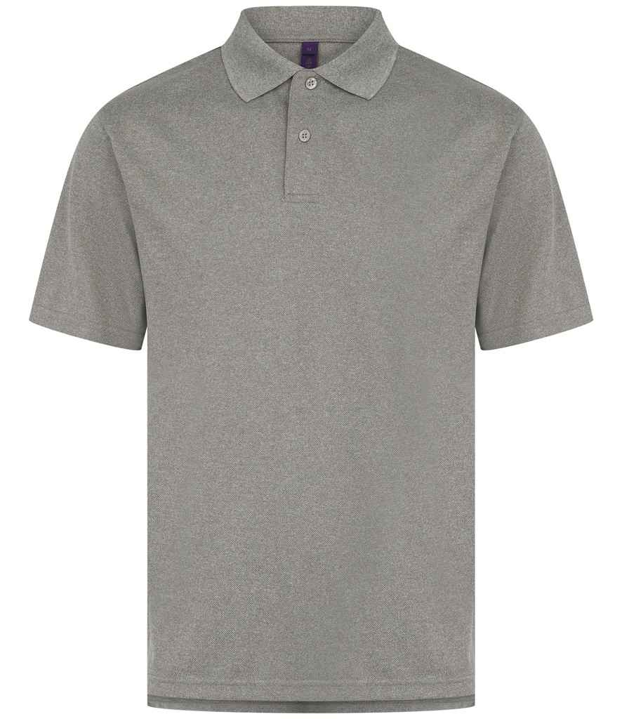 Henbury Coolplus Wicking Piqu Polo Shirt