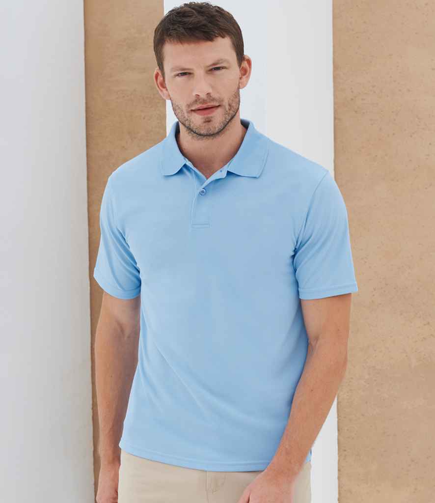 Henbury Coolplus Wicking Piqu Polo Shirt