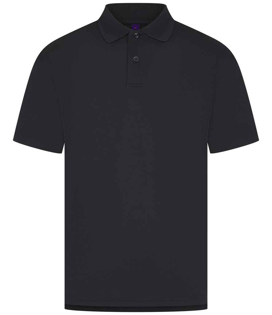 Henbury Coolplus Wicking Piqu Polo Shirt