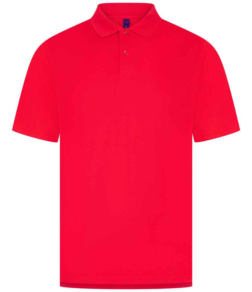 Henbury Coolplus Wicking Piqu Polo Shirt