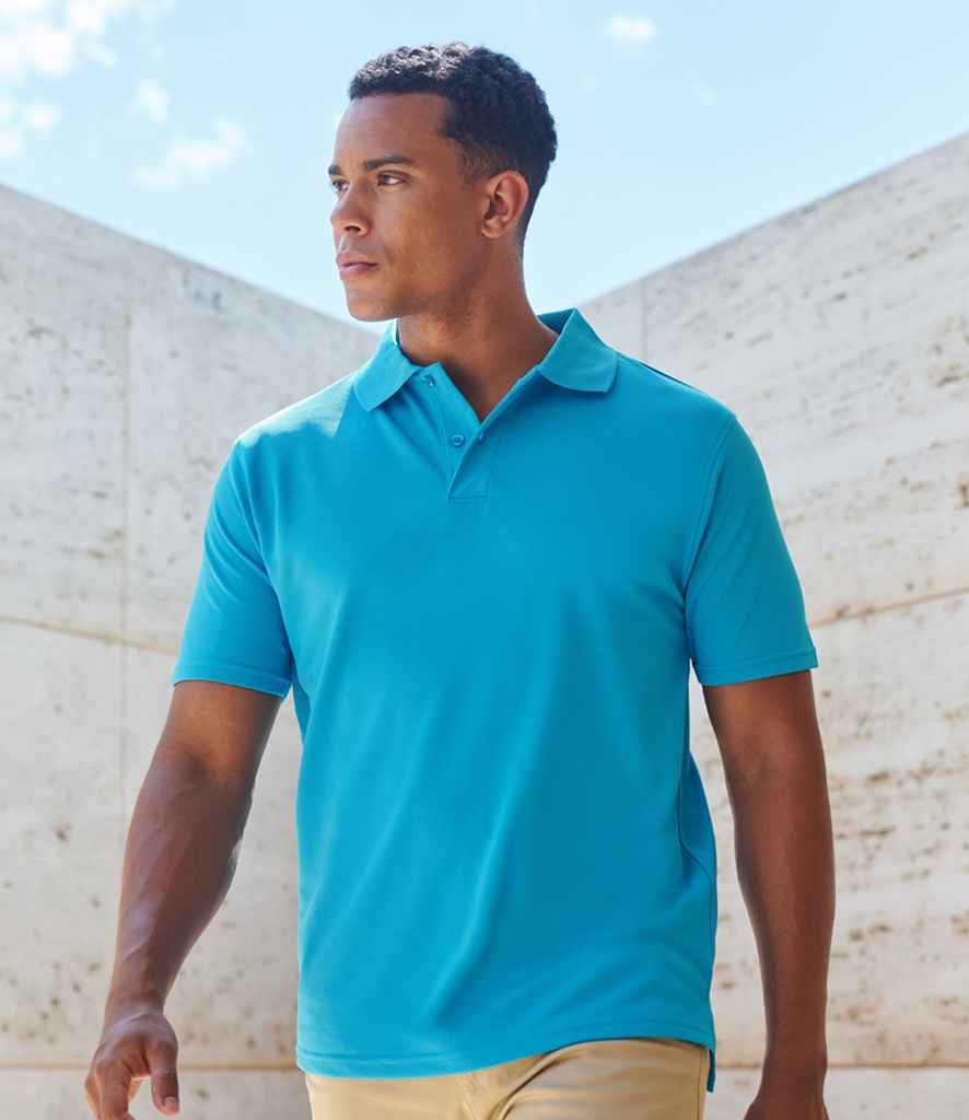 Henbury Coolplus Wicking Piqu Polo Shirt