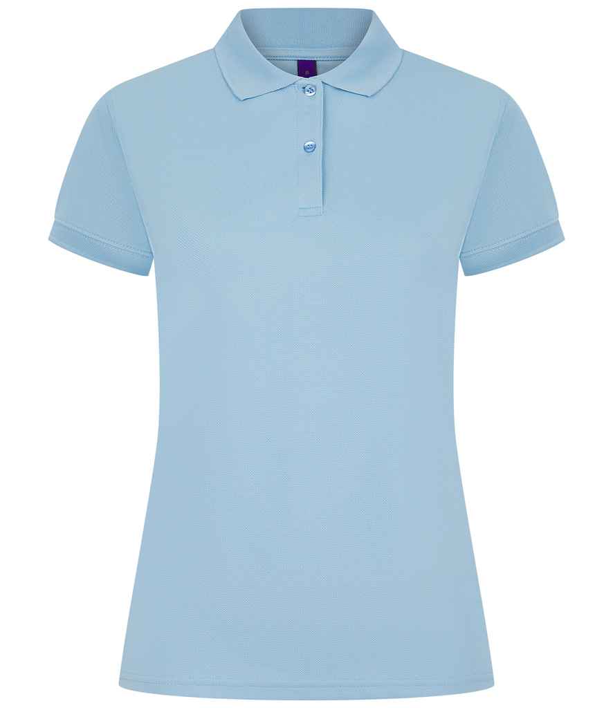 Henbury Ladies Coolplus Wicking Piqu Polo Shirt