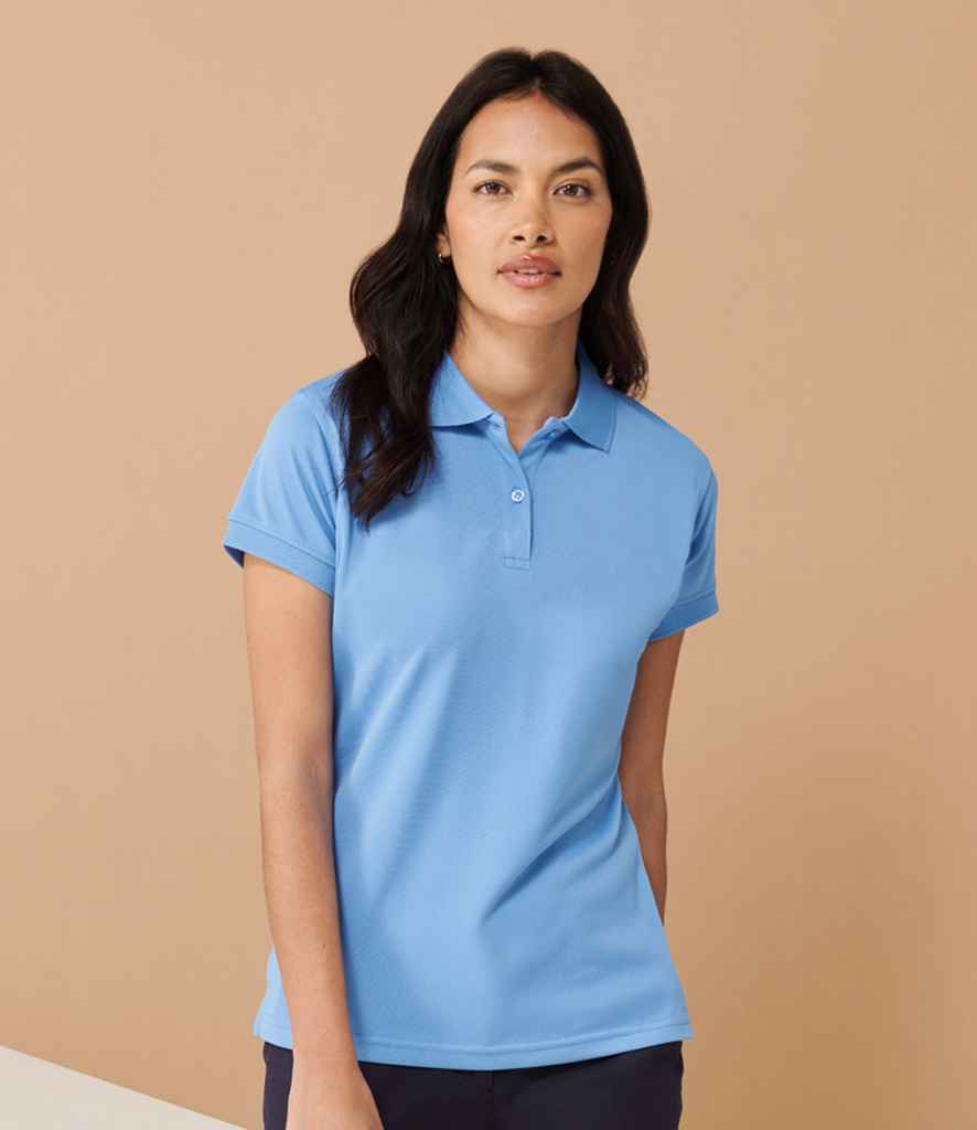 Henbury Ladies Coolplus Wicking Piqu Polo Shirt