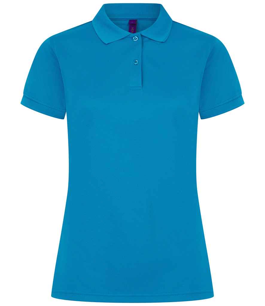Henbury Ladies Coolplus Wicking Piqu Polo Shirt