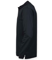 Henbury Unisex Long Sleeve Coolplus Piqu Polo Shirt