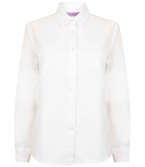 Henbury Ladies Long Sleeve Classic Oxford Shirt
