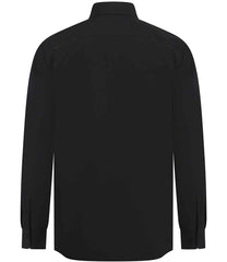 Henbury Long Sleeved Cotton Feel Coolplus Shirt