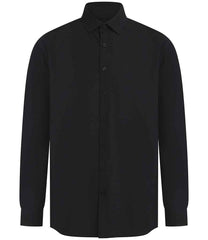 Henbury Long Sleeved Cotton Feel Coolplus Shirt