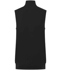 Henbury Sleeveless Zip Through Jumper